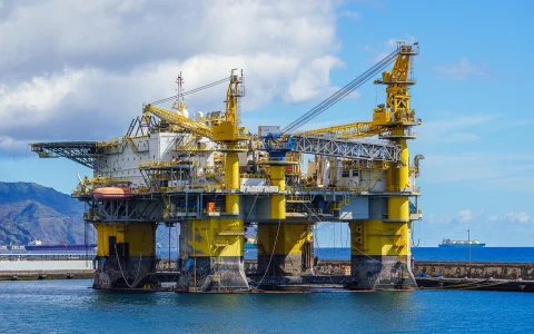 plataforma de producción de petróleo, coloso, tecnología, naturaleza, reparar, inspección, mantenimiento, producción de petróleo, santa cruz, agua, ma